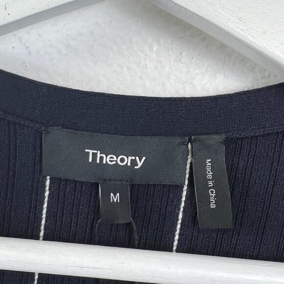 NWT Theory Hankson Striped Cardigan Size M - Picture 9 of 12